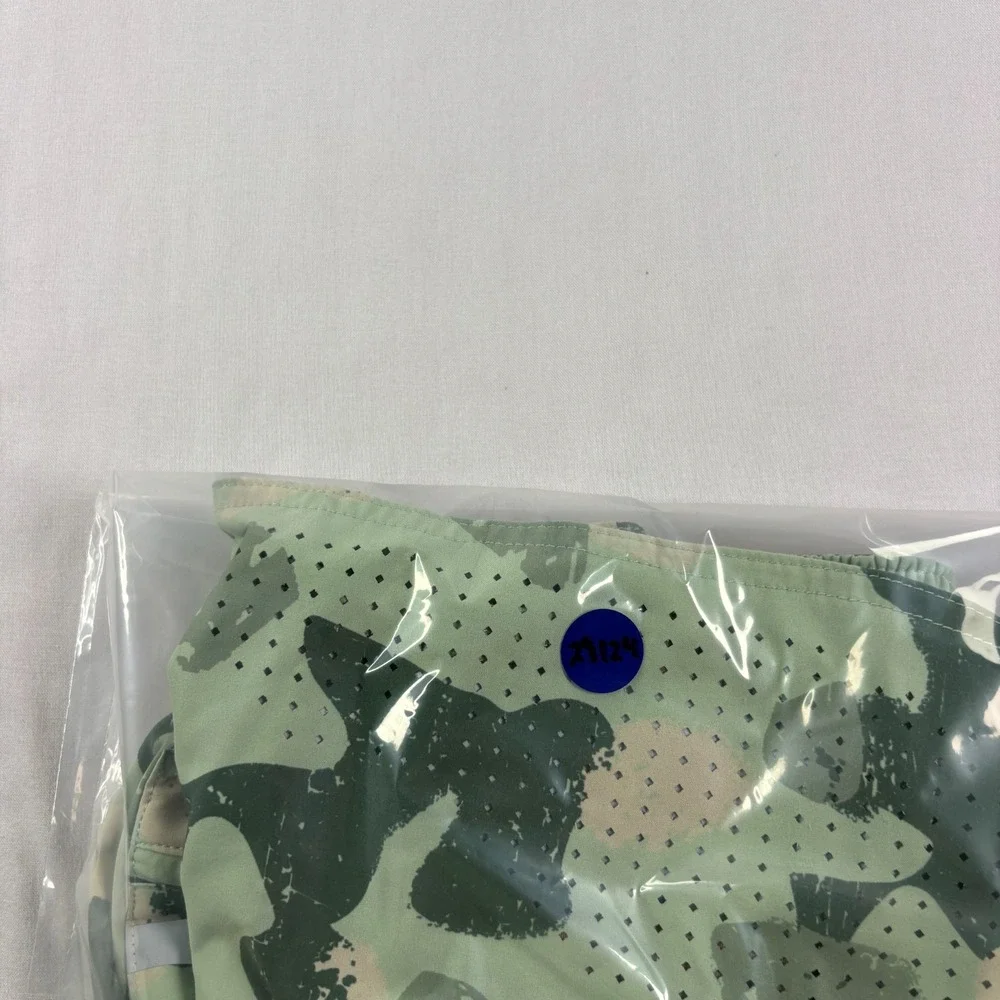 Legends Luka Shorts Mens M Green Camo Athletic Lined Gym Performance Running